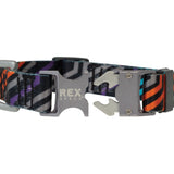 Geometric Trails End Collar Buckle Open